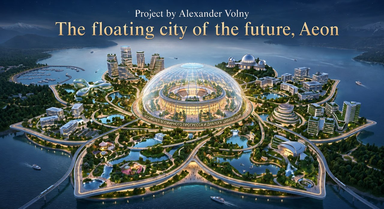 Aeon, the floating city of the future